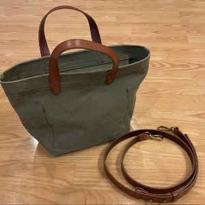 Madewell Canvas Mini Tote - Green